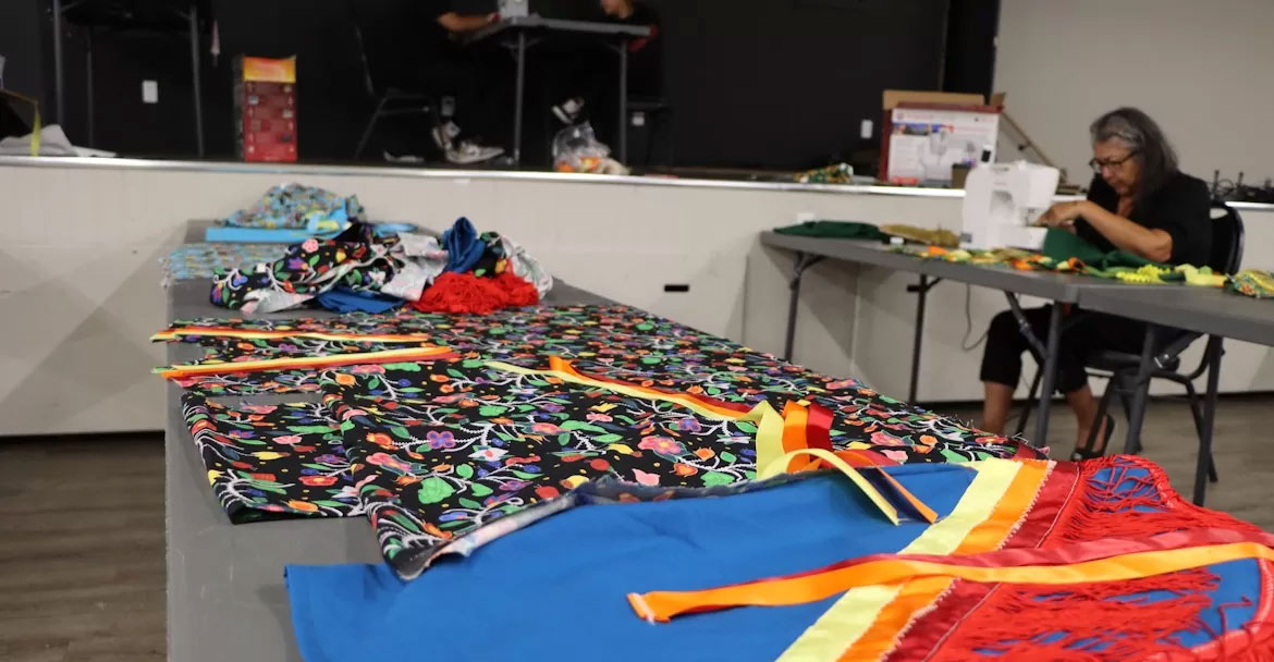 Wabaseemoong Child Welfare Authority Hosts Successful Grass Dance Regalia Workshop During Cultural Week